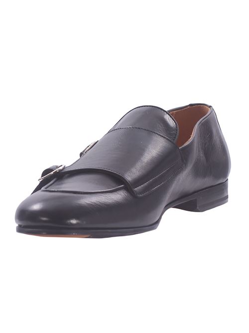 double buckle loafers CALCE | 561HARRYWASHER BLACK